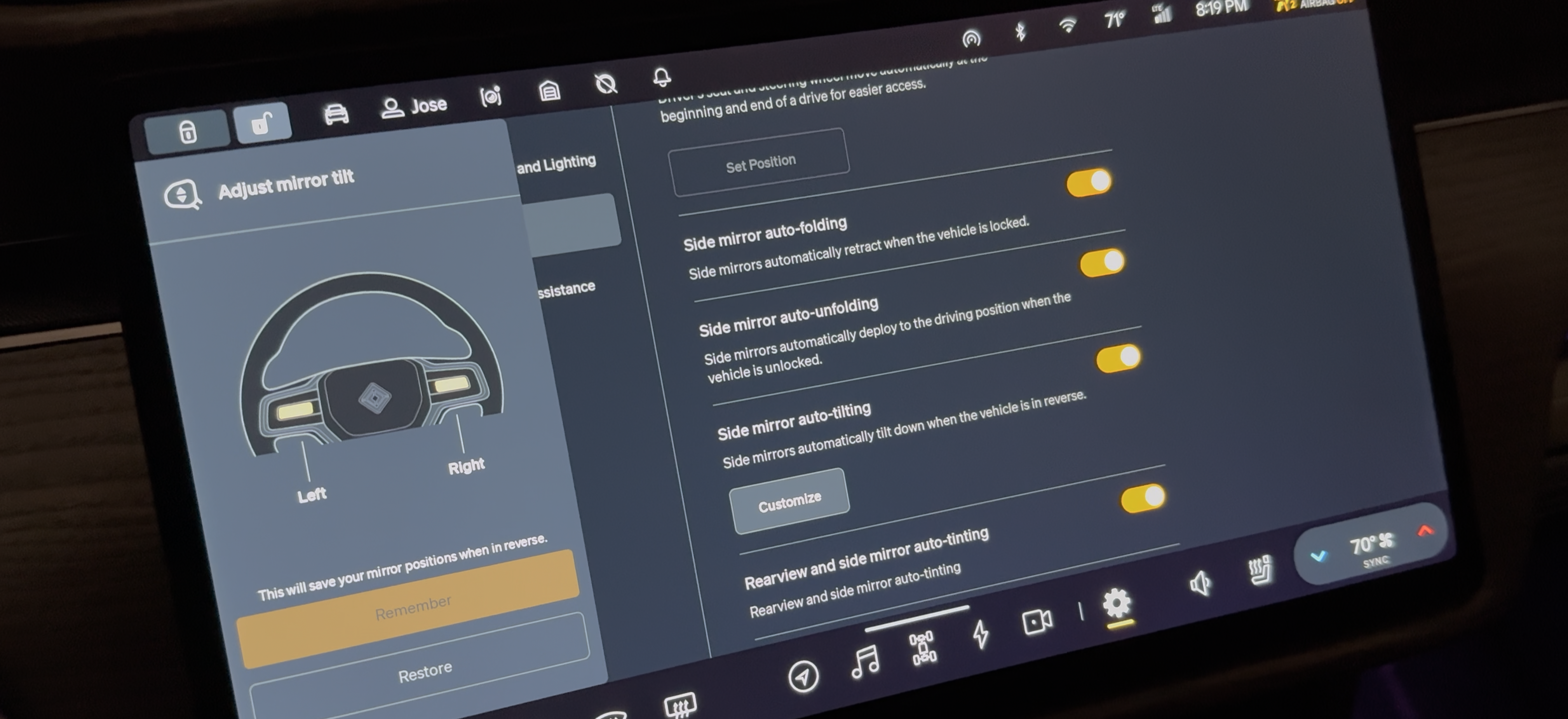 How Rivian’s Auto-Tilting Mirrors Work